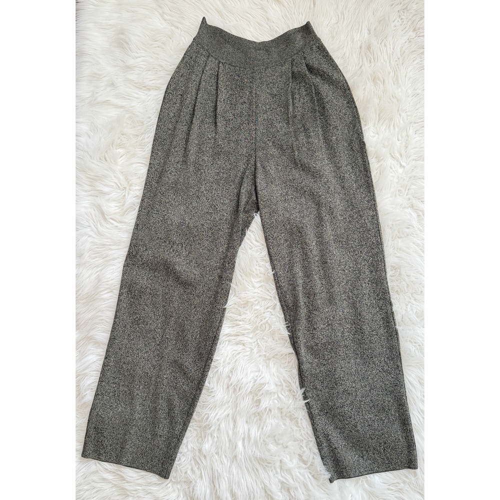 Vintage 90s Preston & York Premiere Silk Blend Pleated Dress Pants Medium NWT